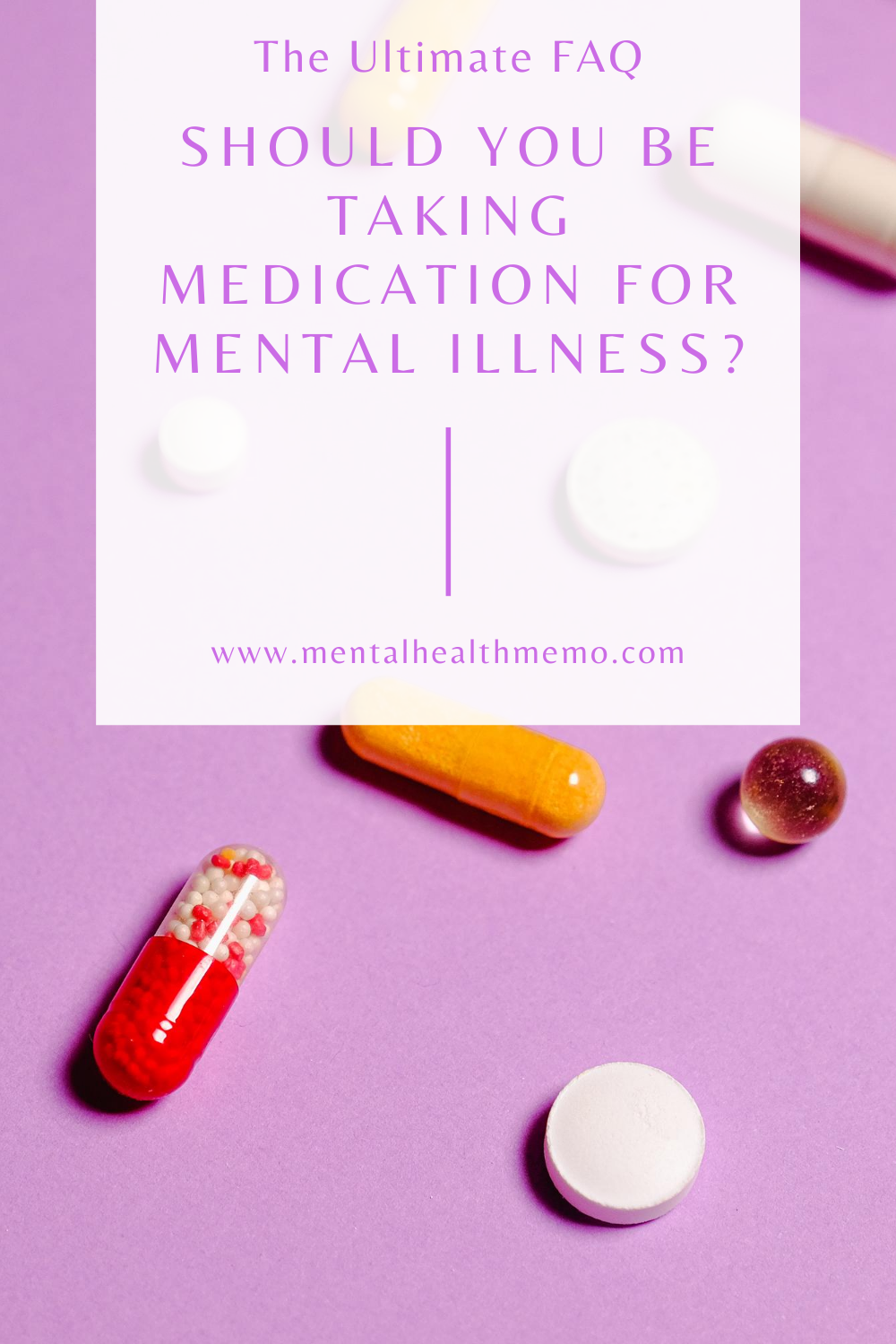 Pin: taking medication for mental illness