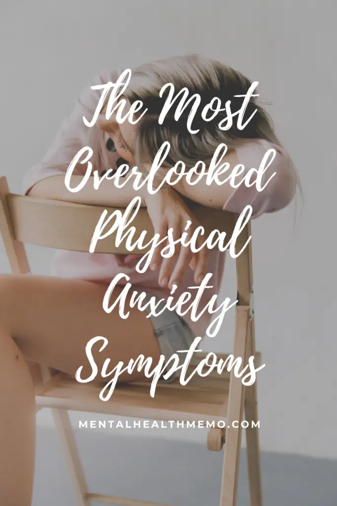Pin: The most overlooked physical symptoms of anxiety