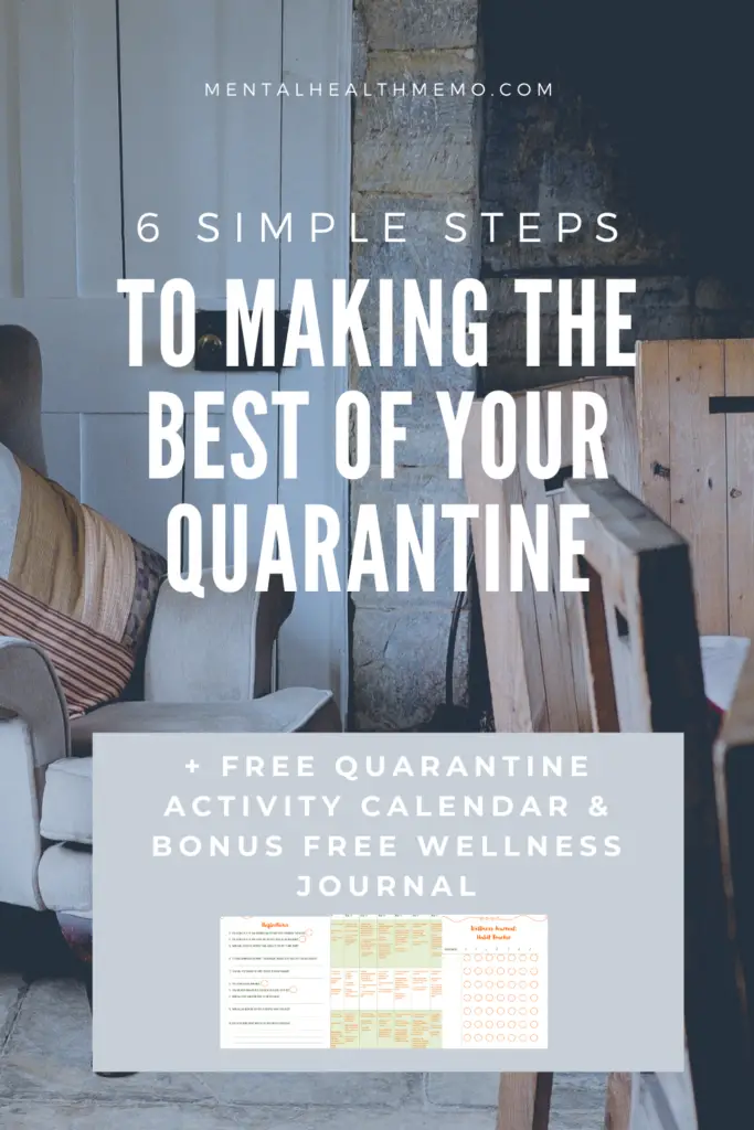 Pin: how to make the best of your quarantine