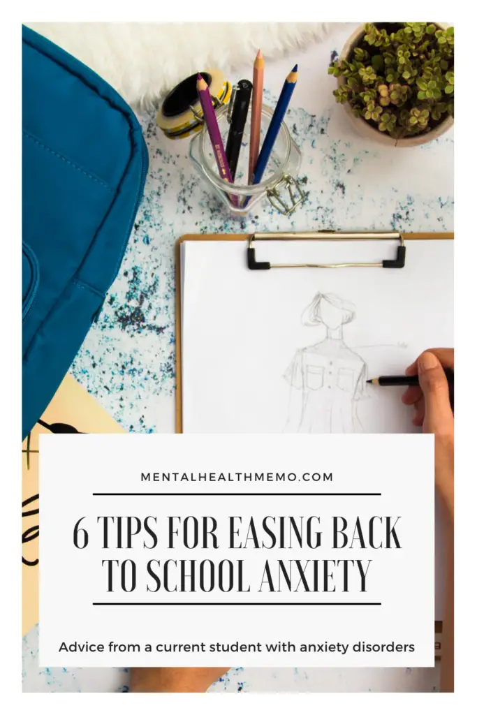 6 tips for easing back to school anxiety